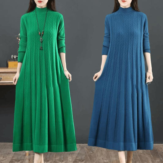 Plus Size Long Sleeve Long Dress Women's Early Autumn New | Women's Clothing4 | Buy Center