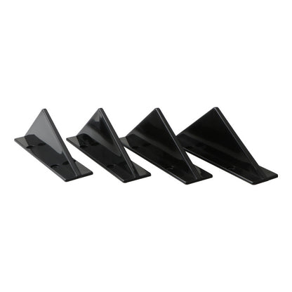 Hot New Items at Buy Center: Car Universal Triangle Rear Spoiler Bright Black Plane