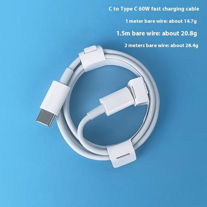 Buy Center Deal-Charger 3c Certified Mobile Phone Data Cable Pd20w Fast Charging Head Suit Line 2 M IPhone 15 TypeC 60W Line