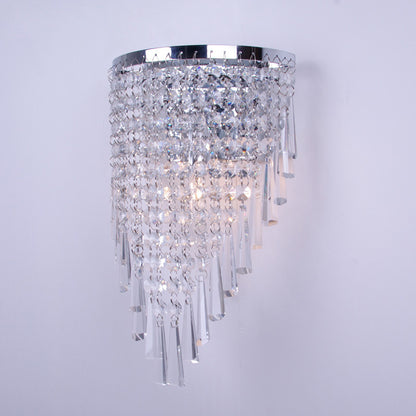 Newly Released at Buy Center: Modern Corridor Aisle Crystal Wall Lamp Distribution Light Source Chrome LED