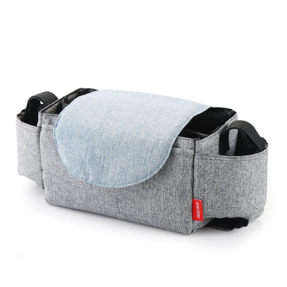 Multifunction Baby Stroller Bag Organizer Maternity Nappy Bag Stroller Accessories Cup wheelchair bag GreyB