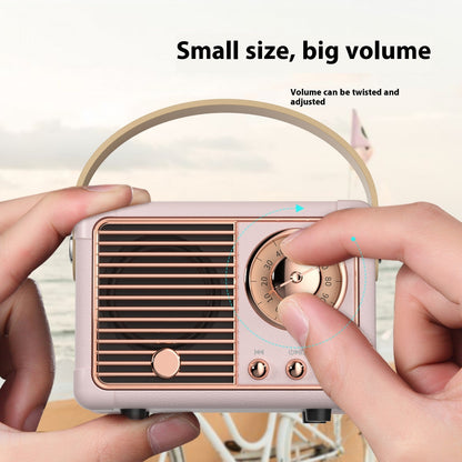 Fresh Arrivals at Buy Center: Bluetooth Audio Retro Mini Portable Wireless Card Vehicle-mounted Speakers Desktop Audio