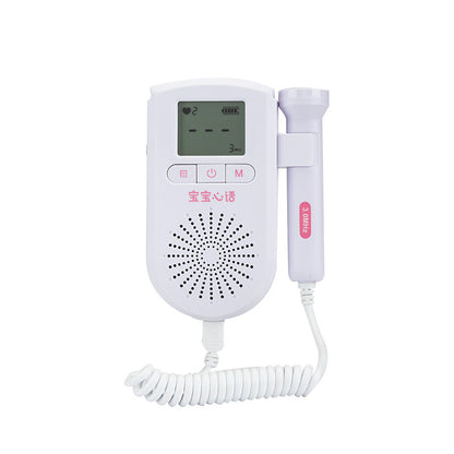 Fetal Heart Rate Monitor Home Pregnancy Baby Fetal Sound Heart Rate Detector Instrument and Mixture