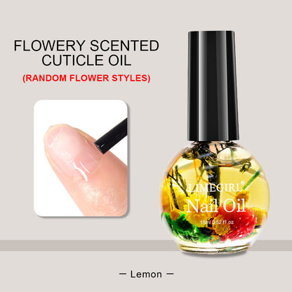 Buy Center Handpicked- Dried Flower 15ML Nail Edge Treatment Oil Yellow