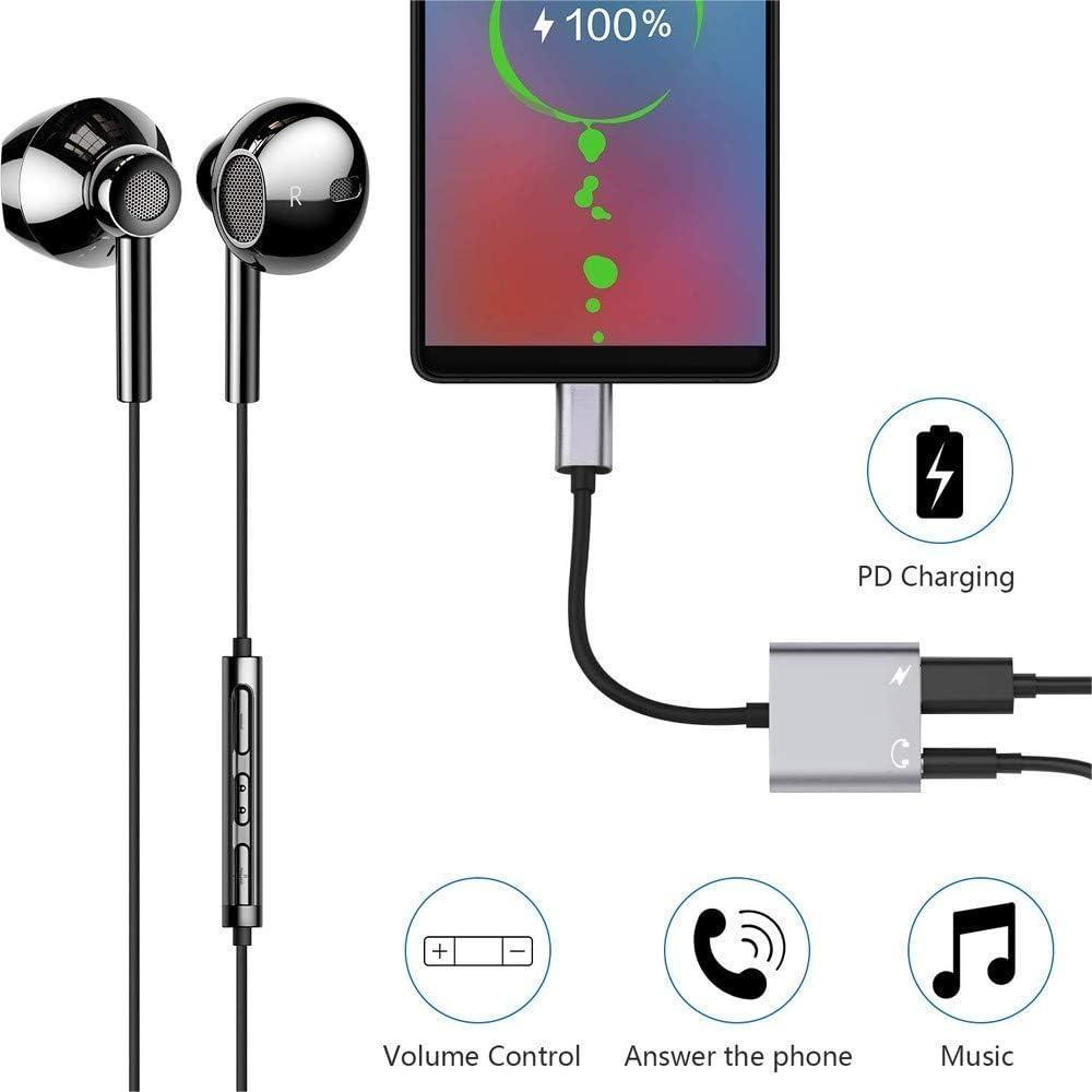 Hot New Items at Buy Center: 2-in-1 USB C To 3.5mm Headphones Adapter, PD Fast Charging, Hi-Res Sound