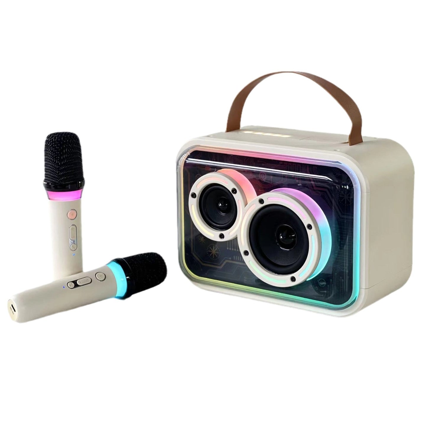 Hot New Items at Buy Center: Bluetooth Speaker Colorful RGB Portable Karaoke Wireless Stereo