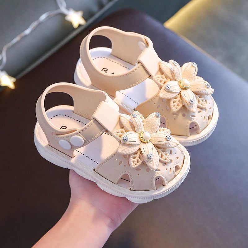 Fresh Arrivals at Buy Center: Non-slip Soft Bottom Baby Breathable Summer Sandals Beige