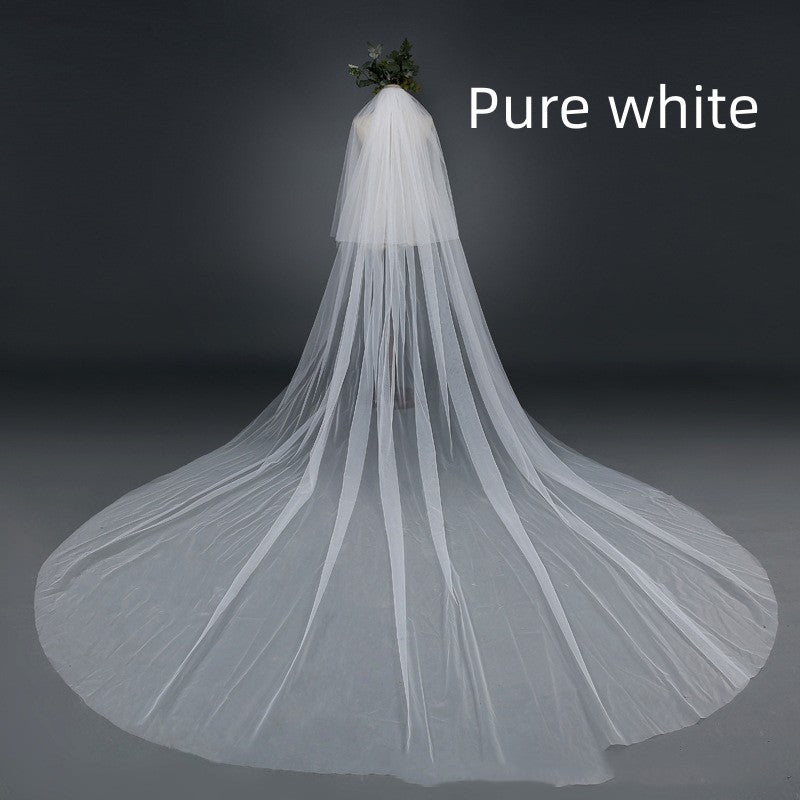 Bridal Wedding Veil Widened Tail Buy Center