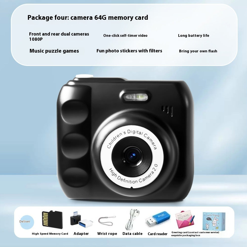 Newly Released at Buy Center: Children's Digital Camera Campus MINI HD Pixel Black 64g