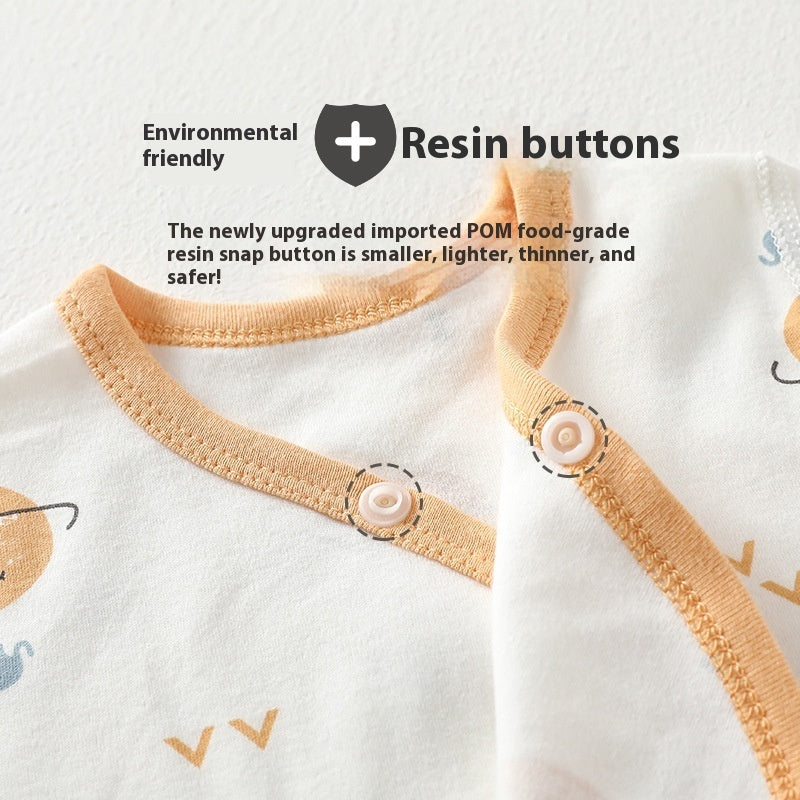 Fresh on the Scene at Buy Center: Newborn Clothes Class A Pure Cotton Baby Warm Pajamas