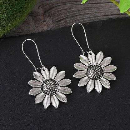 Buy Center Hot Pick-Retro Three-dimensional Sunflower Eardrops Sunflower