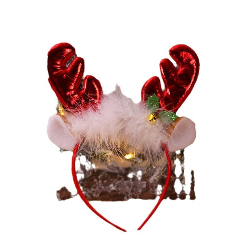 Christmas Decoration Supplies Antlers Bell Head Buckle Buy Center