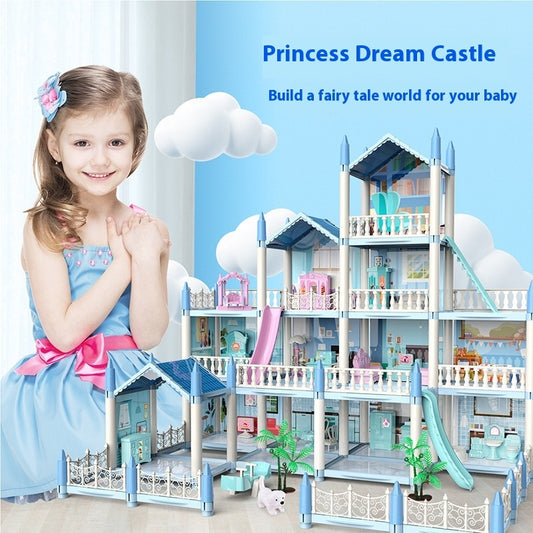 Fresh Arrivals at Buy Center: Girls Playing House Diy Assembled Princess House Villa Toys