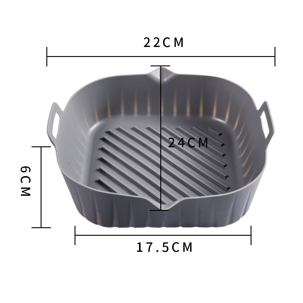 Silicone Air Fryer Baking Tray Round Thickened Foldable Buy Center