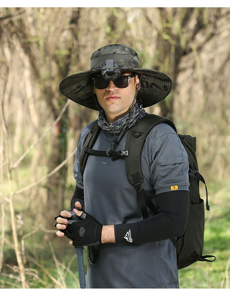 Chapeau de soleil d'extérieur pour homme, chapeau de randonnée, d'escalade, de pêche