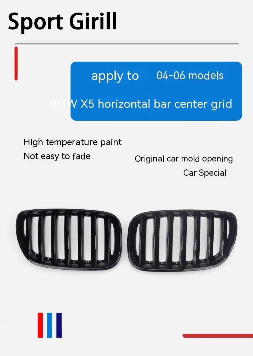 Fresh on the Scene at Buy Center: Applicable To BMW X5E 53 204-middle Grid Grille Modified BMW Medium Mesh BMW Grille