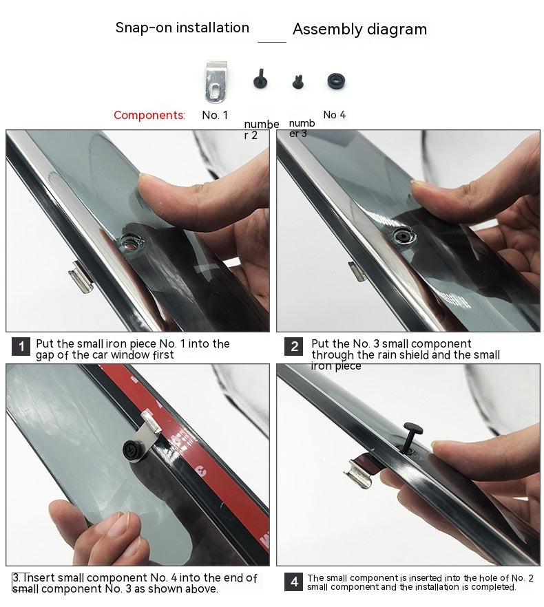 Hot New Items at Buy Center: Car Modification Decoration Window Rain Block Board