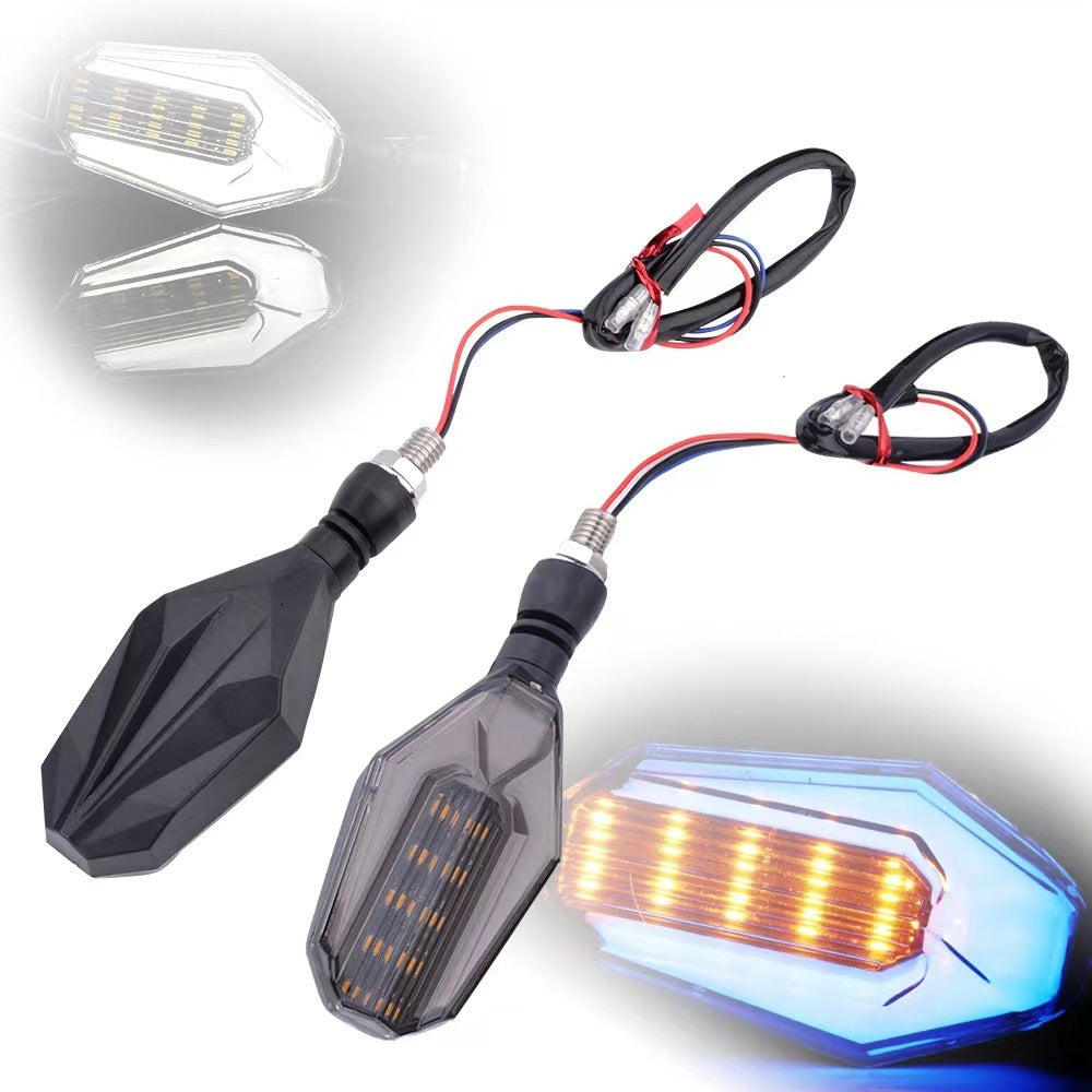 Newly Released at Buy Center: Motorcycle Modified Two-color Light Guide 30LED Steering Indicator Signal