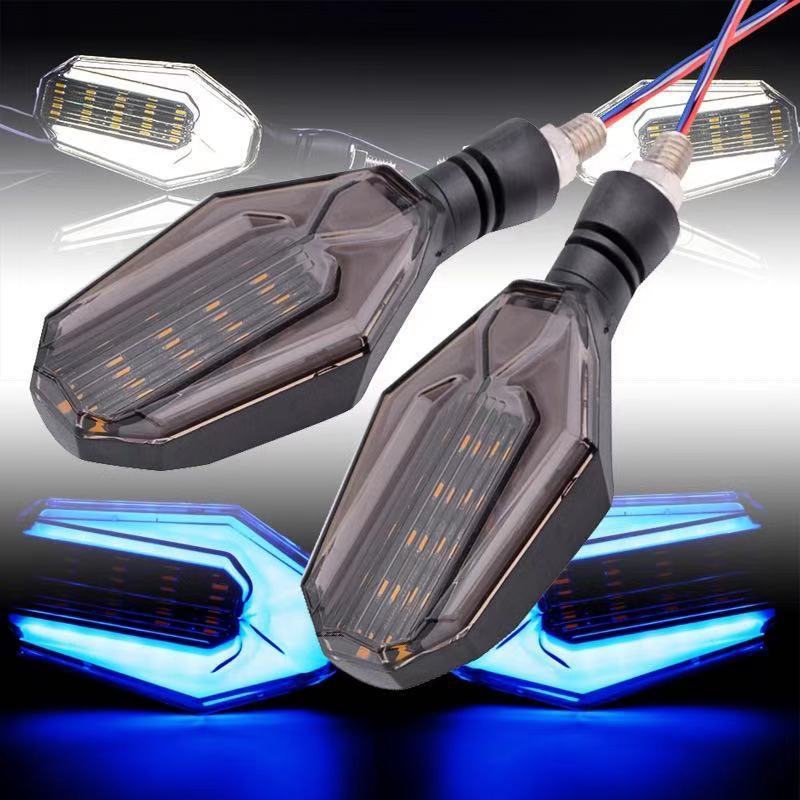 Newly Released at Buy Center: Motorcycle Modified Two-color Light Guide 30LED Steering Indicator Signal