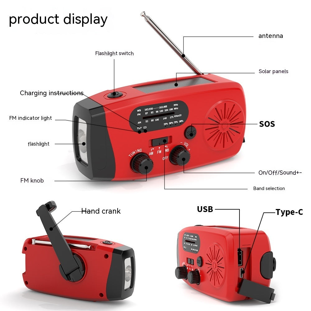 Newly Released at Buy Center: Multi Functional Solar Powered Portable Emergency Radio