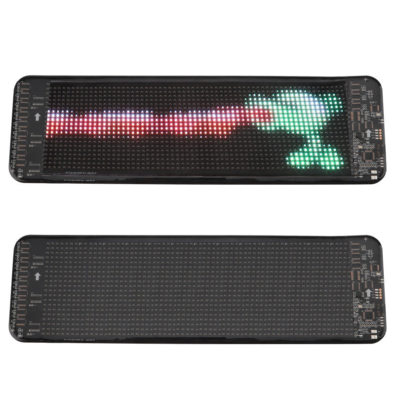 New at Buy Center: Bluetooth Car Mounted Flexible LED Full-color Soft Screen