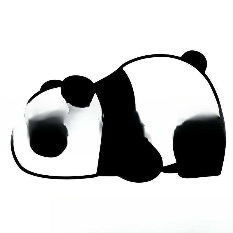 Newly Released at Buy Center: Peeking Panda Automobile Sticker Vinyl Creative Decal Cute Panda Car Accessories Black G2150401