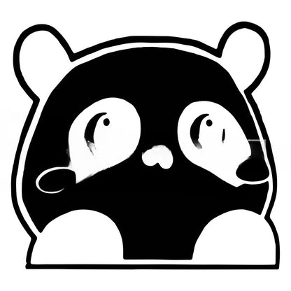 Newly Released at Buy Center: Peeking Panda Automobile Sticker Vinyl Creative Decal Cute Panda Car Accessories Laser G2150101