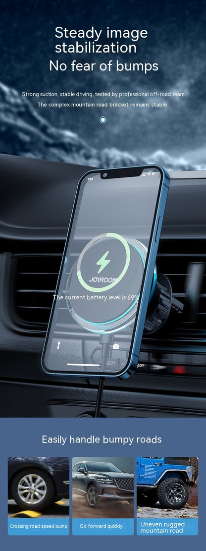 Newly Released at Buy Center: Magnetic Suction Wireless Charging Stand Car Air Outlet Lazy