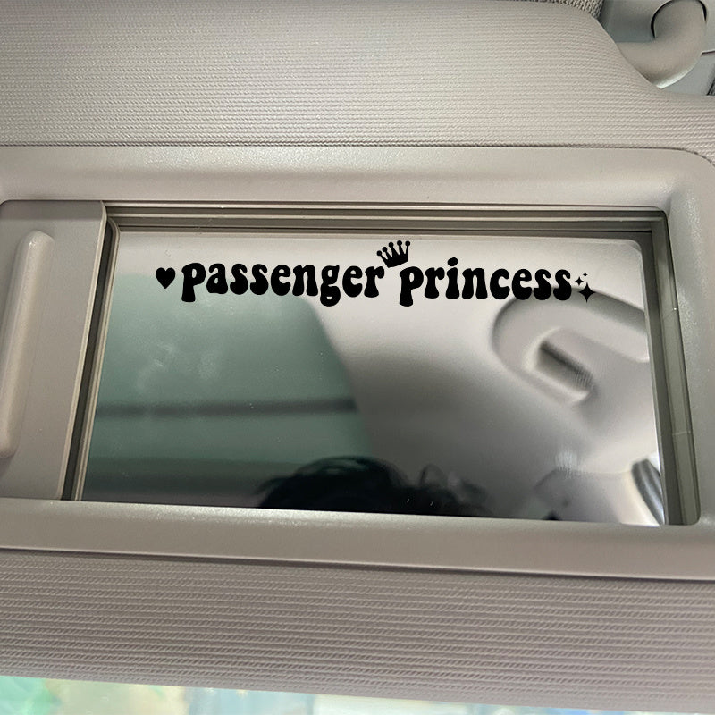 Newly Released at Buy Center: Passenger Princess Automobile Sticker Interesting Creative Suitable For Car Rearview Mirror