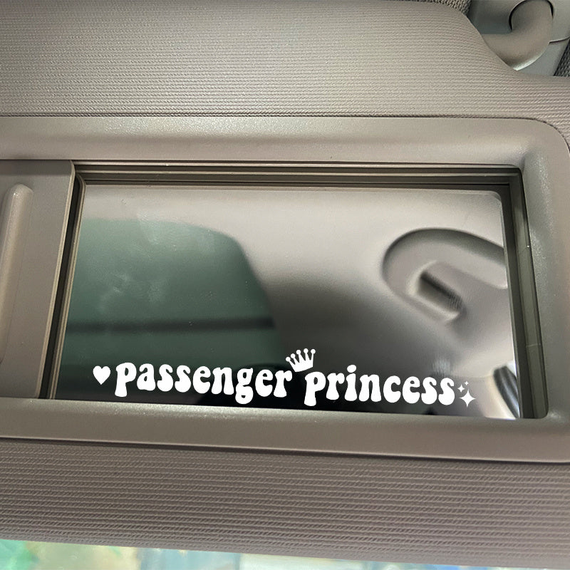 Newly Released at Buy Center: Passenger Princess Automobile Sticker Interesting Creative Suitable For Car Rearview Mirror