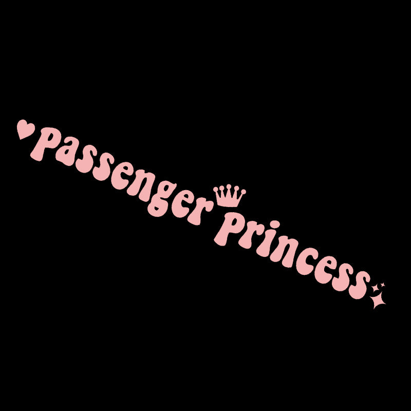 Newly Released at Buy Center: Passenger Princess Automobile Sticker Interesting Creative Suitable For Car Rearview Mirror