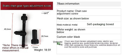 Just Arrived at Buy Center: Chain Tension Adjustment Chainsaw Accessories