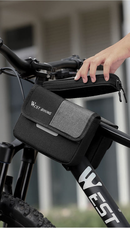 Fresh Arrivals at Buy Center: Bilateral Tube Touch Screen Saddle Bag