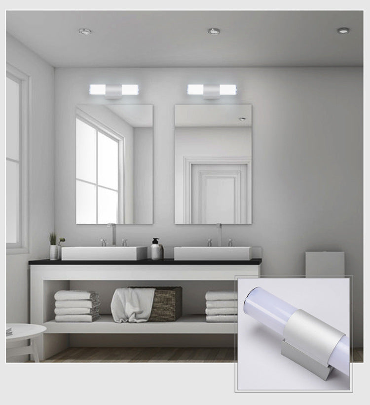 Just Arrived at Buy Center: Bright Bathroom Mural Led Mirror Front Light Bathroom Cabinet Cosmetic Mirror