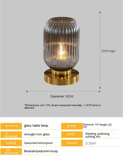 Just Arrived at Buy Center: A Minimalist Atmosphere Glass Desk Lamp