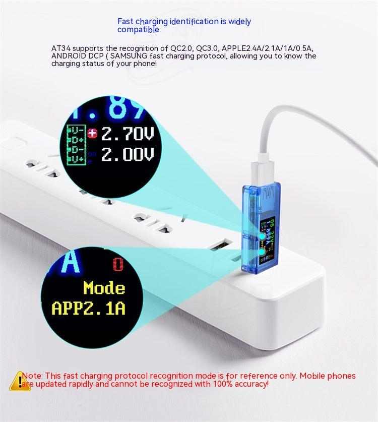 Just Arrived at Buy Center: AT34 Digital Voltmeter USB Charger Detection Instrument