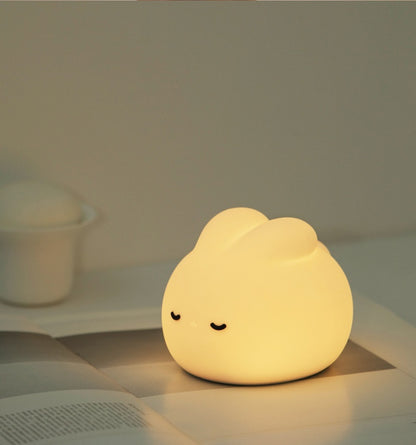 Just Arrived at Buy Center: Simple Children Get Up Rabbit Silicone Sleeping USB Charging Night Light