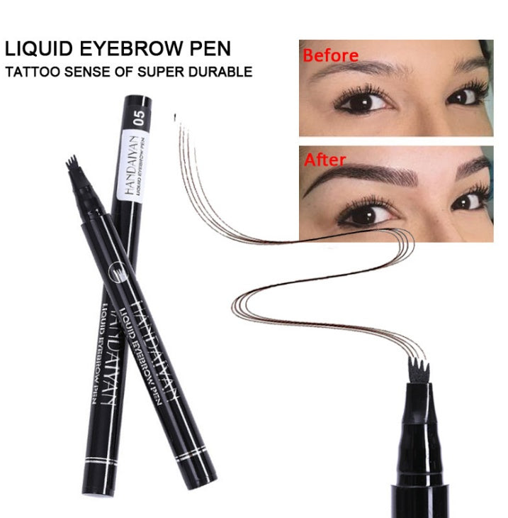 Trending Now at Buy Center: Microblading Eyebrow Pencil Waterproof Fork Tip Tattoo Pen Tinted Fine Sketch Eye Brow Pencils Long Lasting Eyebrows