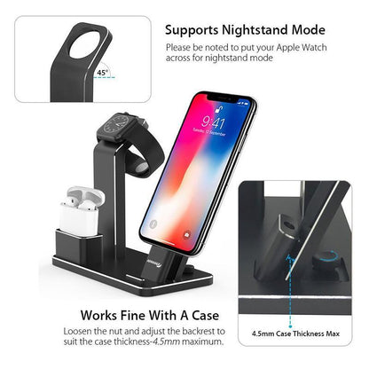 4 IN 1 AIRPODS CHARGING DOCK HOLDER Buy Center