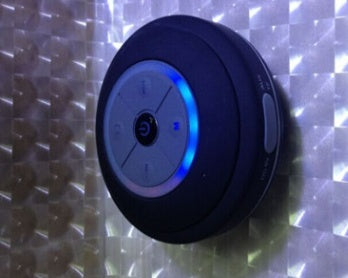 Mini Waterproof LED Speaker Black