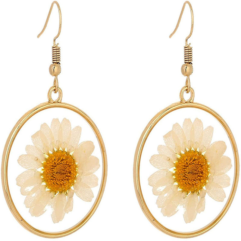 Buy Center Top Rated-Bohemia Gave Her Eternal Flower Earrings