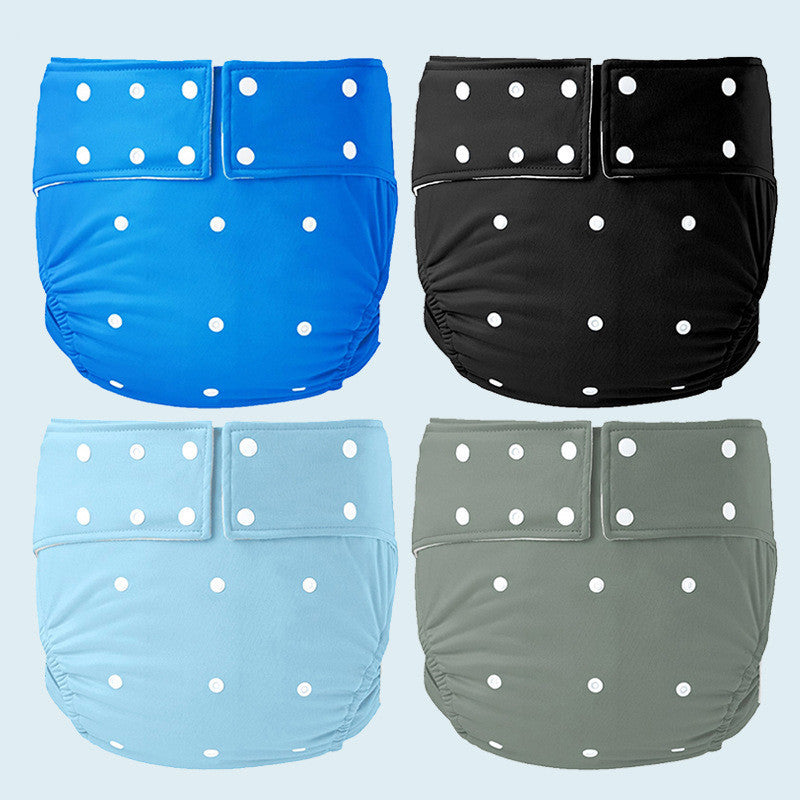 Just Arrived at Buy Center: Ice Silk Diaper Elderly Incontinence Leak-proof Cloth Diaper