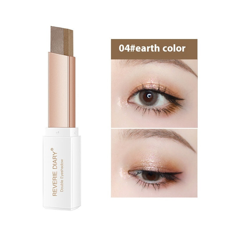 Buy Center Prestige: Shake Rotary Velvet Gradient Two-color Eye Shadow Stick 2.5g Earth Color