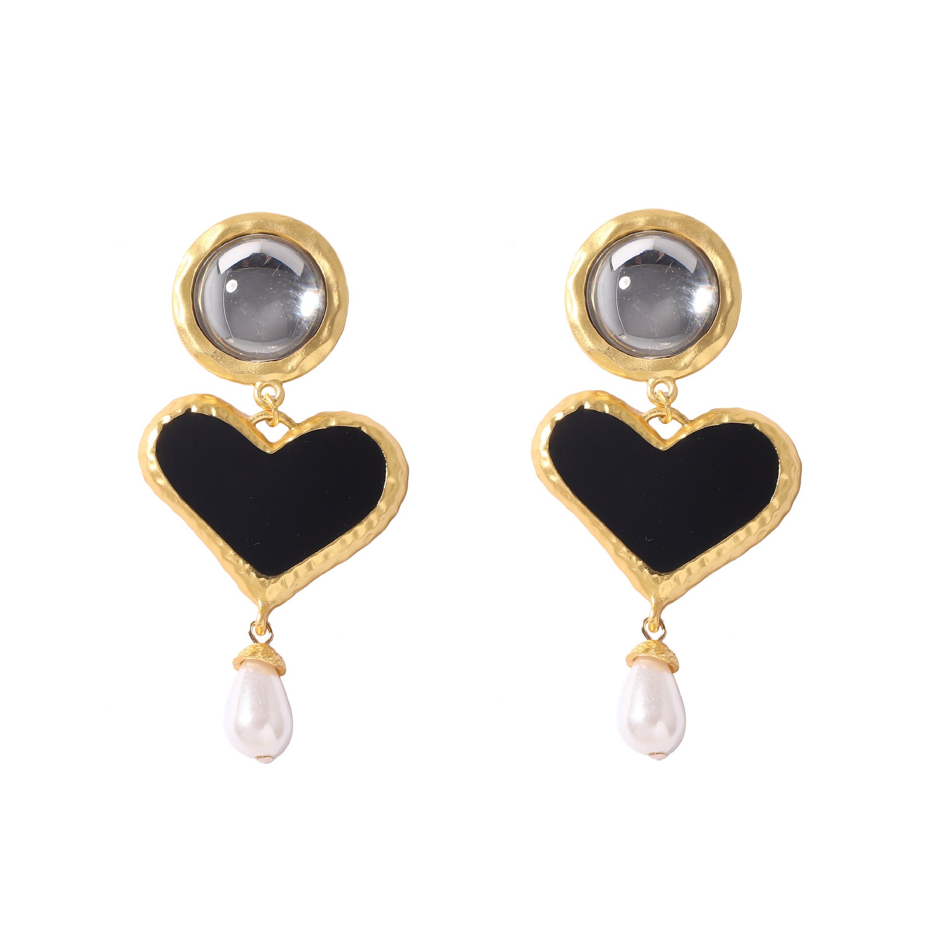 Buy Center Hot Pick-Fashion Pearl Exaggerated Drop Earrings Retro