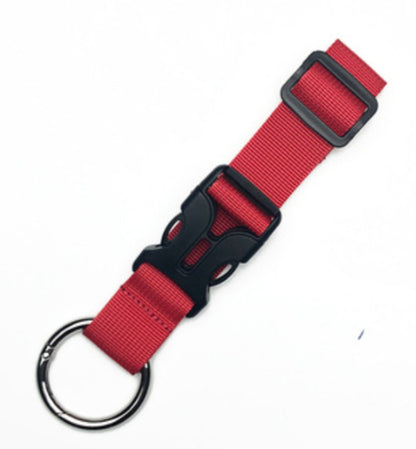 New External Luggage Strap With Multifunctional Elastic Buckle Red