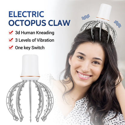 Rechargeable Octopus Claw Electric Head Massager V Ibration Scalp Massager V Ibrator For Headache Fatigue Relief Relaxation Buy Center