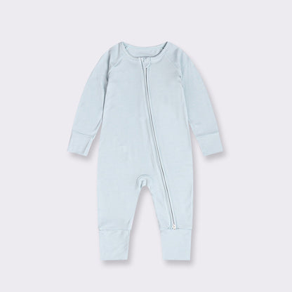 Hot New Items at Buy Center: Bamboo Fiber Baby Jumpsuit Baby Zipper Pajamas