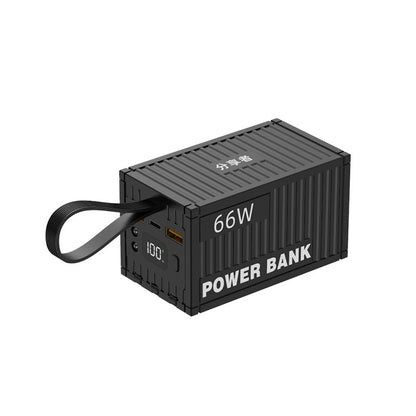 Newly Released at Buy Center: Creative Large Capacity Container With Line 66W Super Fast Power Bank 20000 MA Mobile Power Supply