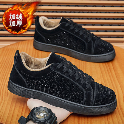 Men's Hot Drilling Casual Fashion Trends Sports Hong Kong Style Youth Shoes Buy Center