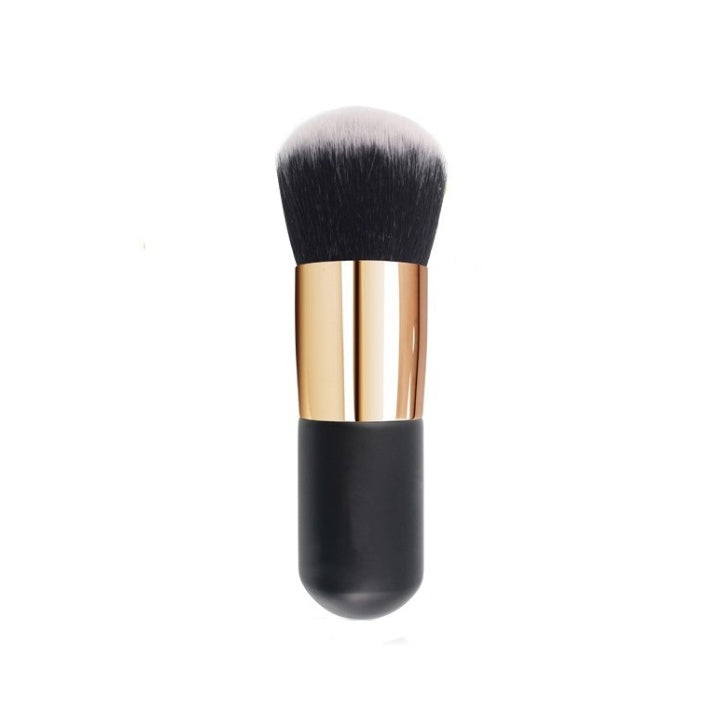 Buy Center Best Value-Chubby pier makeup brush foundation powder brush beauty makeup tools Black gold